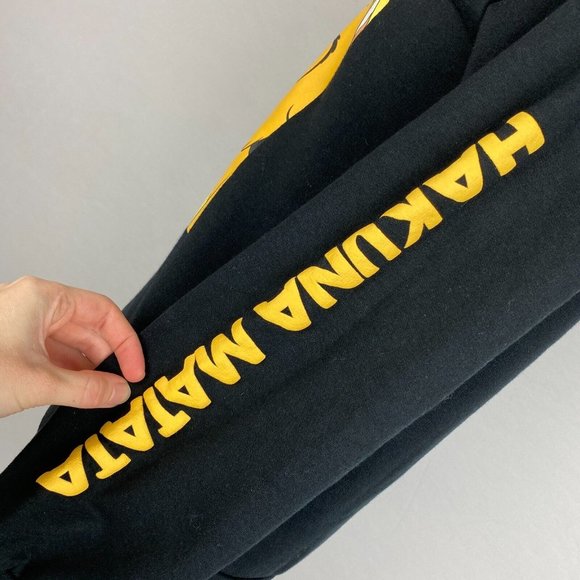 The Lion King Hakuna Matata Hoodie Juniors Size S (3-5) Simba Timon Pumbaa Zazu - Picture 7 of 12